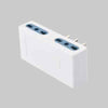 Adattatore Quadruplo 10A Ideal Star 2P+T- Prese 10A 2P+T - Ideal Star
