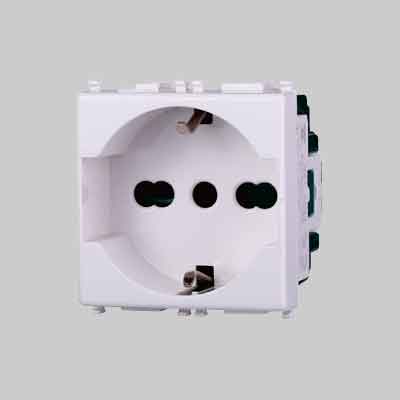 Presa Italiana/Tedesca 'Starlight' 10/16A 250V - 2P+T - Elettroit