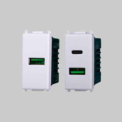 Alimentatore Da Incasso 'Starlight' 1 Presa Usb - 3,1A - Elettroit