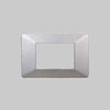 Placca Coprinterruttori Silver 'Starlight' 3 Moduli - Elettroit