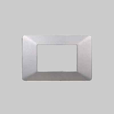 Placca Coprinterruttori Silver 'Starlight' 7 Moduli - Elettroit