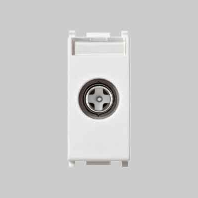 Presa Coassiale Tv Maschio 'Plana' Vimar Diretta - Col. Bianco - Vimar