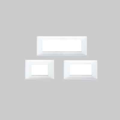 Placca Coprinterruttore Bianca 'Plana' Vimar 4 Posti - Vimar