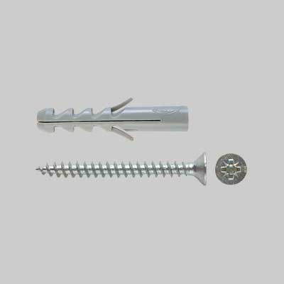 Tassello Con Vite 'Sv' S 5V - Ø 5X25 Mm - Vite 4X30 Mm - 100 Pezzi- Fischer