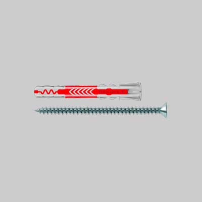 Tassello Con Vite 'Duopower L' 8 Sl - Ø 8X65 Mm - Vite 5X50 Mm - 25 Pezzi- Fischer