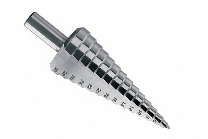 Fresa Conica Graduata Hssg Ø Mm.4/20 Gambo Mm.10X85 9 Gradini Krino