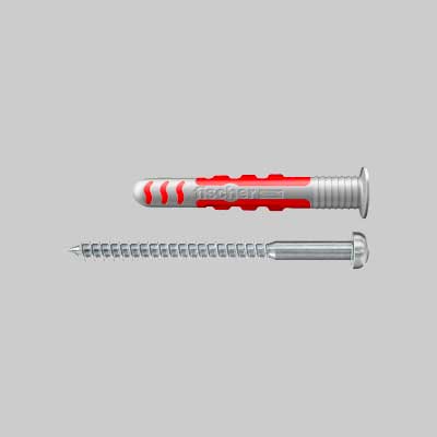 Tassello Con Vite 'Duoseal' Ø 6X65 Mm - Vite 4,5X60 Mm - 50 Pezzi- Fischer