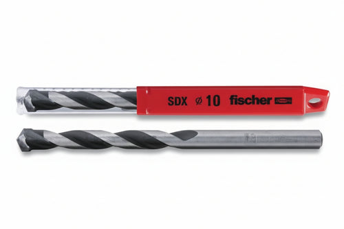 Punte Super Dx Per Marmo-Granito-Porfido-Pietra- - Ø Mm.13X150 Codolo Ridotto Mm.10 - 6 Blister Fischer