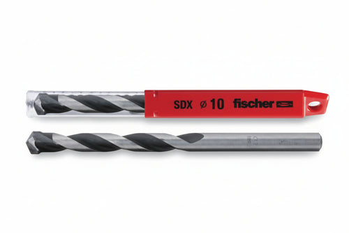 Punte Super Dx Per Marmo-Granito-Porfido-Pietra- - Ø Mm.14X150 Codolo Ridotto Mm.10 - 6 Blister Fischer
