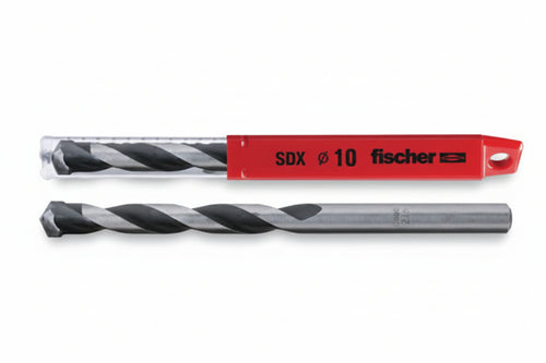 Punte Super Dx Per Marmo-Granito-Porfido-Pietra- - Ø Mm.20X160 Codolo Ridotto Mm.13 - 1 Blister Fischer