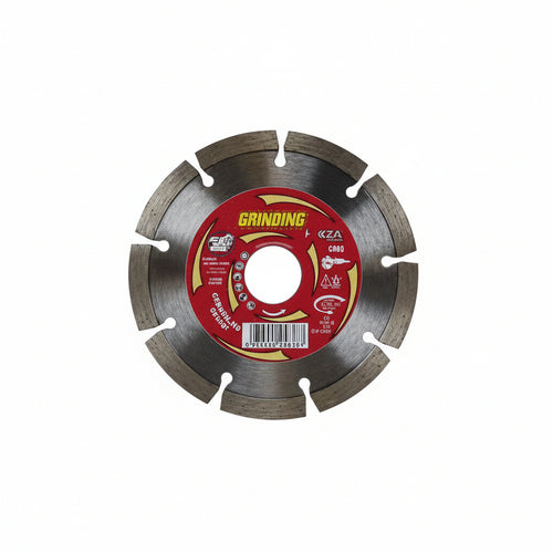 Dischi Diamantati Universali Per Materiali Da Costruzione Ø Mm.115- - Ø Mm.115X2 Foro 22,2 Corona A Settori - 1 Blister Grinding