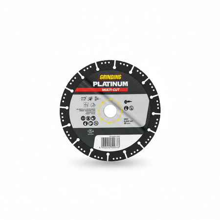 Dischi Diamantati Univ. Platinum Multicut Mater. Costr. Ø Mm.115 Ø Mm.115X2,5 Foro 22,23 Corona A Settori Grinding