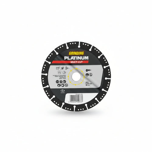 Dischi Diamantati Univ. Platinum Multicut Mater. Costr. Ø Mm.115 Ø Mm.115X2,5 Foro 22,23 Corona A Settori Grinding