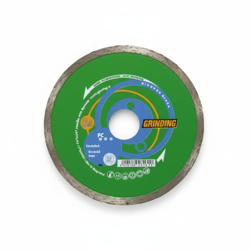 Dischi Diamantati Per Ceramica Ø Mm.115- - Ø Mm.115X1,5 Foro 22,2 Corona Continua Liscia - 1 Blister Grinding