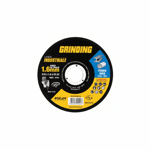 Dischi Da Taglio Sottile Per Ferro/Inox Linea Industriale- - Ø Mm.115X1,6 Foro 22,2 Da Taglio Per Ferro/Inox - 80 Pezzi Grinding
