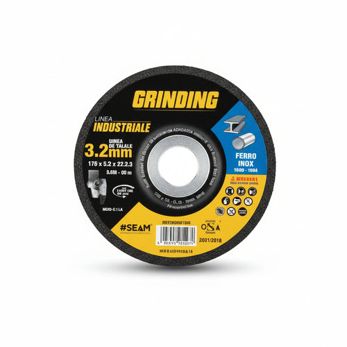 Dischi Da Taglio Centr Depresso Linea Industriale- - Ø Mm.115X2,4 Foro 22,2 Da Taglio Per Ferro/Inox - 50 Pezzi Grinding