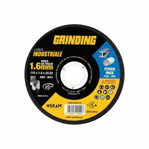 Dischi Da Taglio Sottile Per Ferro/Inox Ø Mm.230 Linea Industriale- - Ø Mm.230X2,0 Foro 22,2 Da Taglio Per Ferro/Inox - 25 Pezzi Grinding