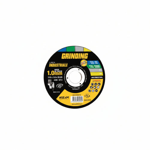 Dischi Da Taglio Jolly Sottile Centro Piano Universale- - Ø Mm.115X1,0 Foro 22,2 Da Taglio Multimateriale - 100 Pezzi Grinding
