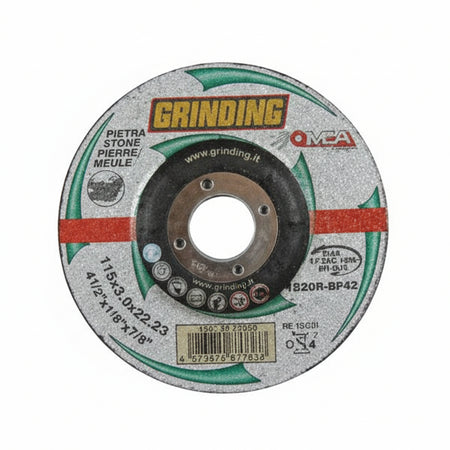 Dischi Da Taglio Centro Depresso Per Marmo Forza Ø Mm.115- - Ø Mm.115X3,2 Foro 22,2 Da Taglio Per Marmo - 25 Pezzi Grinding