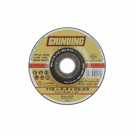 Dischi Da Taglio E Da Sgrosso Centro Depresso Per Marmo Ø Mm.115- - Ø Mm.115X6,4 Foro 22,2 Da Sgrosso Per Marmo - 25 Pezzi Grinding