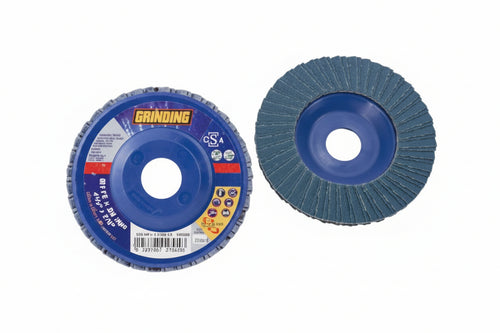 Dischi Lamellari Da Sgrosso Per Ferro Allo Zirconio- - Ø Mm.115 Foro 22,2 Grana 40 - 10 Pezzi Grinding