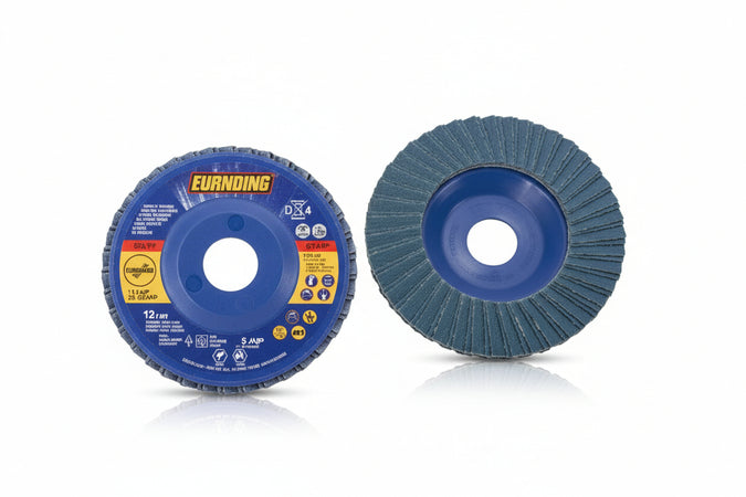 Dischi Lamellari Da Sgrosso Per Ferro Allo Zirconio- - Ø Mm.115 Foro 22,2 Grana 60 - 10 Pezzi Grinding