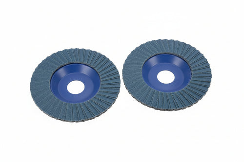 Dischi Lamellari Da Sgrosso Per Ferro Allo Zirconio- - Ø Mm.115 Foro 22,2 Grana 100 - 10 Pezzi Grinding