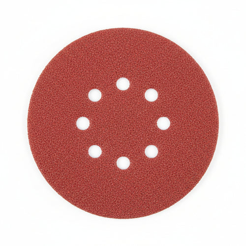 Dischi Carta Abrasiva Forata Con Velcro Per Rotorbitali Ø Mm.115- - Grana 40 Blister Da Pz.6 - 1 Blister Imperial