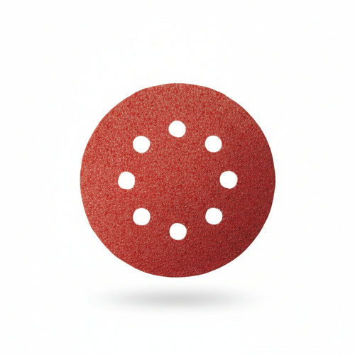 Dischi Carta Abrasiva Forata Con Velcro Per Rotorbitali Ø Mm.115- - Grana 80 Blister Da Pz.6 - 1 Blister Imperial