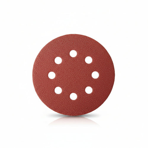 Dischi Carta Abrasiva Forata Con Velcro Per Rotorbitali Ø Mm.115- - Grana 120 Blister Da Pz.6 - 1 Blister Imperial