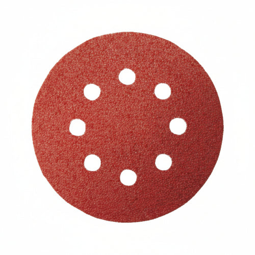 Dischi Carta Abrasiva Forata Con Velcro Per Rotorbitali Ø Mm.115- - Grana 180 Blister Da Pz.6 - 1 Blister Imperial