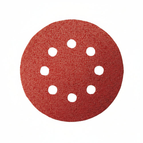 Dischi Carta Abrasiva Forata Con Velcro Per Rotorbitali Ø Mm.115- - Grana 240 Blister Da Pz.6 - 1 Blister Imperial