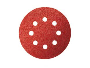 Dischi Carta Abrasiva Forata Con Velcro Per Rotorbitali Ø Mm.125- - Grana 60 Blister Da 6 Pz. - 1 Blister Imperial