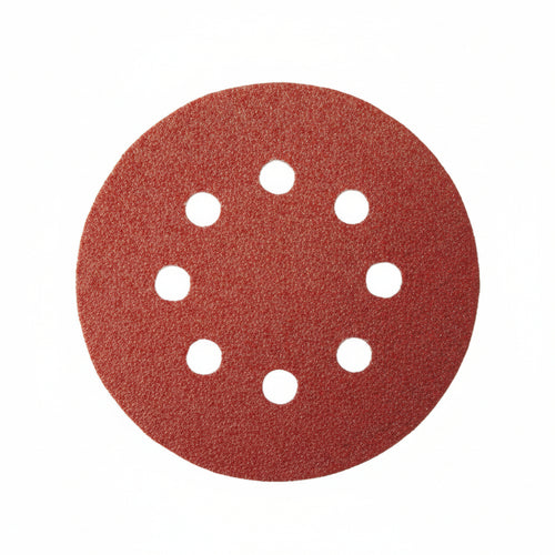 Dischi Carta Abrasiva Forata Con Velcro Per Rotorbitali Ø Mm.125- - Grana 60 Blister Da 6 Pz. - 1 Blister Imperial