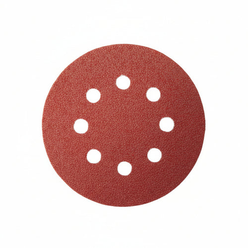 Dischi Carta Abrasiva Forata Con Velcro Per Rotorbitali Ø Mm.125- - Grana 180 Blister Da 6 Pz. - 1 Blister Imperial