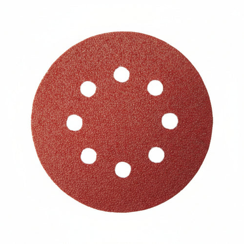 Dischi Carta Abrasiva Forata Con Velcro Per Rotorbitali Ø Mm.125- - Grana 240 Blister Da 6 Pz. - 1 Blister Imperial