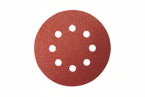 Dischi Carta Abrasiva Forata Con Velcro Per Rotorbitali Ø Mm.125- - Grana 60 Confezione Da 50 Pz. - 1 Confezione Imperial
