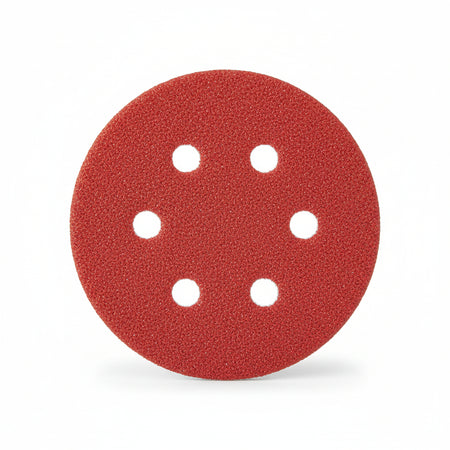 Dischi Carta Abrasiva Forata Con Velcro Per Rotorbitali Ø Mm.125- - Grana 100 Confezione Da 50 Pz. - 1 Confezione Imperial