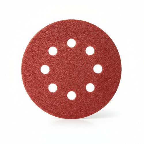 Dischi Carta Abrasiva Forata Con Velcro Per Rotorbitali Ø Mm.125- - Grana 120 Confezione Da 100 Pz. - 1 Confezione Imperial