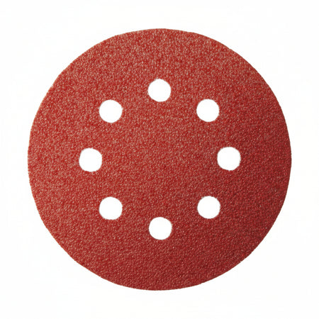 Dischi Carta Abrasiva Forata Con Velcro Per Rotorbitali Ø Mm.125- - Grana 180 Confezione Da 100 Pz. - 1 Confezione Imperial
