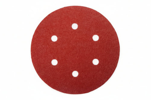 Dischi Carta Abrasiva Forata Con Velcro Per Rotorbitali Ø Mm.150- - Grana 120 Blister Da Pz.6 - 1 Blister Imperial