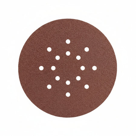 Dischi Carta Abrasiva Forata Con Velcro Per Rotorbitali Ø Mm.225- - Grana P80 Confezione Da 50 Pz. - 1 Confezione Imperial