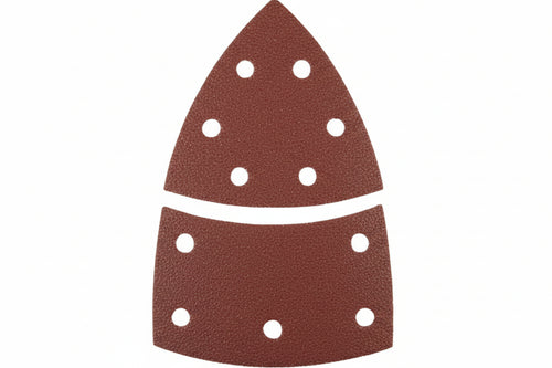 Fogli Carta Abrasiva Triangolari A Delta Con Velcro Forati- - Grana 40 Blister Da Pz.6 - 1 Blister Imperial