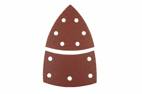 Fogli Carta Abrasiva Triangolari A Delta Con Velcro Forati- - Grana 120 Blister Da Pz.6 - 1 Blister Imperial