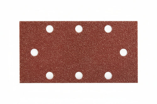 Fogli Carta Abrasiva Forata Con Velcro Per Levigatrici Fori A Circolo- - Grana 180 Blister Da Pz.6 - 1 Blister Imperial