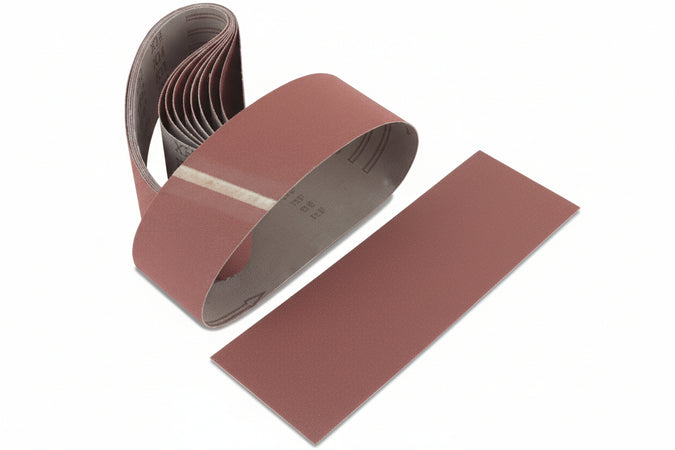 Nastri Carta Abrasiva Per Levigatrici A Nastro- - Mm.75X533 Grana 40 Blister Da Pz.3 - 1 Blister Imperial