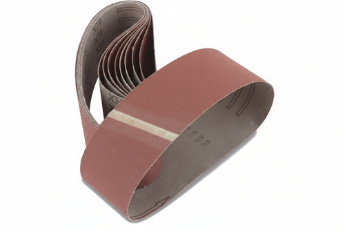 Nastri Carta Abrasiva Per Levigatrici A Nastro- - Mm.105X620 Grana 60 Blister Da Pz.3 - 1 Blister Imperial
