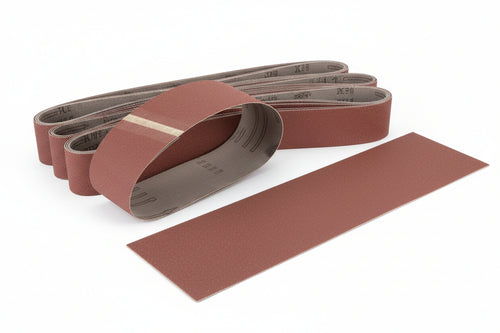 Nastri Carta Abrasiva Per Levigatrici A Nastro- - Mm.105X620 Grana 80 Blister Da Pz.3 - 1 Blister Imperial