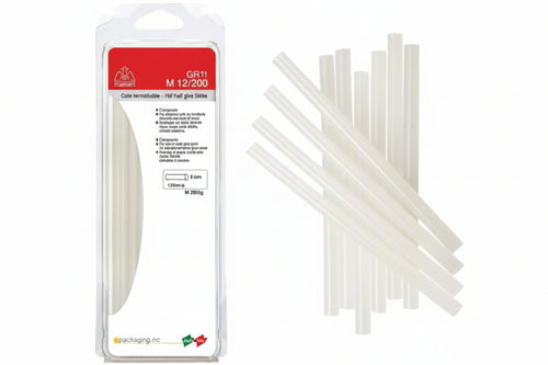 Colla Termofusibile Trasparente Mm.12X200 - 1 Blister Maestri