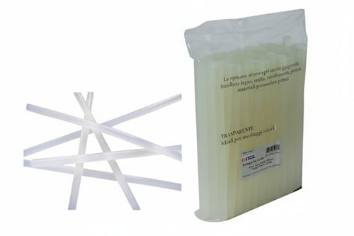 Colla Termofusibile Trasparente Mm.200- - Mm.200 Ø Mm.11,3 - 1 Kg Excel